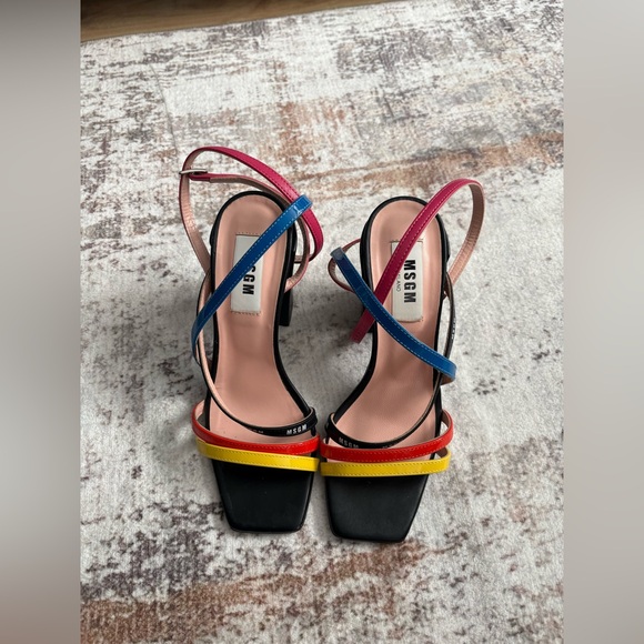 MSGM multicolor leather sandals. - Picture 11 of 13